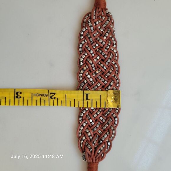 Free People  Brown City Slicker Bracelet NWT - Picture 5 of 6